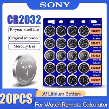 2 x Sony CR2032 2032 3V Lithium Batteries 