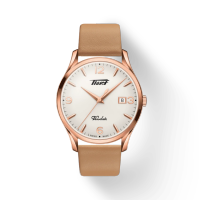 Tissot Heritage Visodate ทิสโซต์ เฮอริเทจ วิโซเดต T1184103627701 สีเงิน น้ำตาล นาฬิกาผุ้ชาย