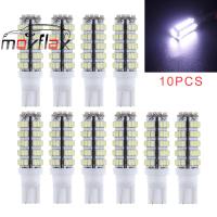 MovFlax 10ชิ้น Super Bright สีขาว T10 68-SMD LED W5W 194 906 168ย้อนกลับสำรองหลอดไฟ