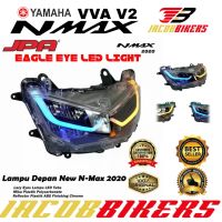 Yamaha Nmax 155 V2 VVA ตาเหยี่ยวไฟ LED ไฟหน้าใหม่เดิม