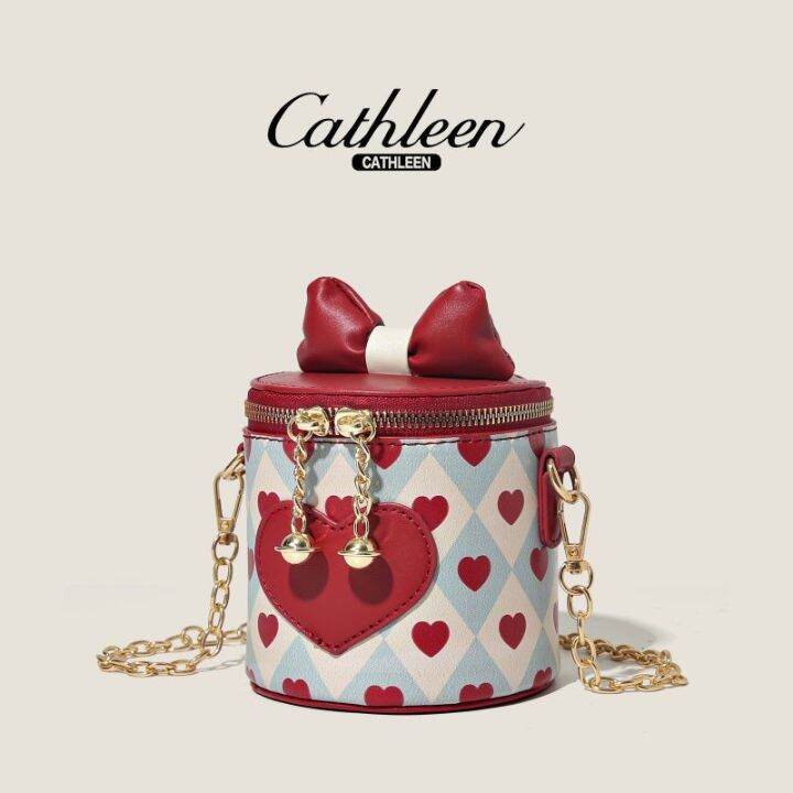 hot-selling-kathryn-niche-bag-womens-2023-new-love-chain-bucket-simple-shoulder-messenger