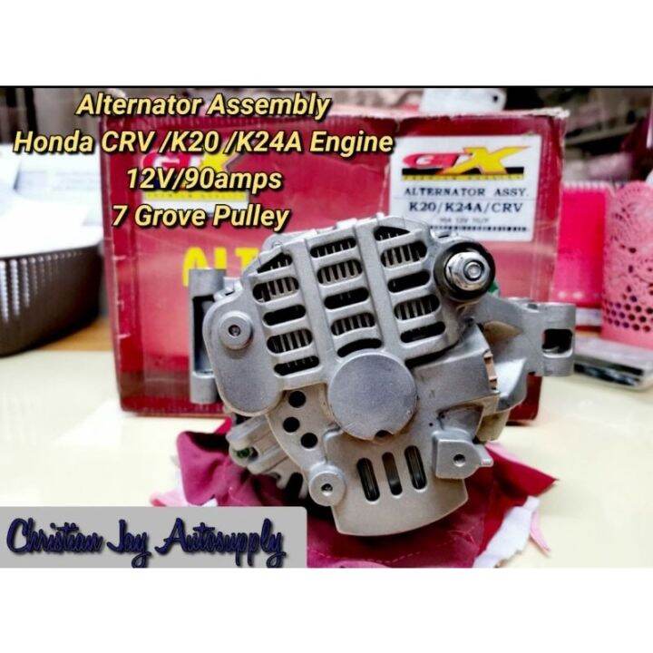 ALTERNATOR ASSEMBLY HONDA CRV 20032006 K20A GTX Lazada PH