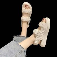 COD DSFGRTUTYIII girls roman sandals。 Sandals fairy style 2021 summer new sports all-Match platform students beach sandals womens Kor