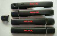 ครอบมือดึง ครอบมือเปิดประตู กันรอยประตู mu-x  สี ดำด้าน mux matte black (เขียนmu-x) (มีรูเซ็นเซอร์เปิดประตู) ใส่ได้ถึงตัวปัจจุบัน 2020 มีบริการเก็บ