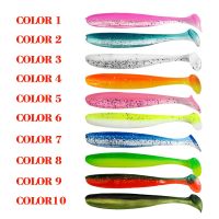 【hot】♚❀ NEW SIZE 100mm 120mm T Tail Worm Soft Lures Shiner Artificial Baits Added Bass Fishing Wobblers