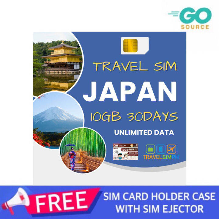 JAPAN 30 Days 10GB Unlimited Data Travel Sim Card Lazada PH