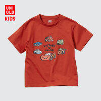 Uniqlo ชุดเด็กผู้ชายและเด็กผู้หญิง (UT) เสื้อยืดพิมพ์ลายพิกซาร์ (แขนสั้นศิลปะพิกซาร์พ่อแม่-เด็ก) 457846