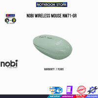 NOBI WIRELESS MOUSE NM71-GR/ประกัน 1 Y