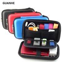 กระเป๋าแผงกั้นภายนอกแบบพกพากันกระแทกเคสใส่ของ HDD พร้อมซิปสำหรับฮาร์ดดิสก์ป้องกันไฟฟ้าสถิตย์ขนาด2.5นิ้ว
