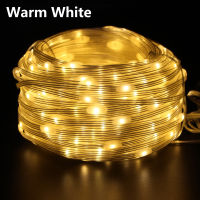 3250100M LED Solar Leather Thread String Lights Outdoor Home Waterproof Fairy Lights Garden Garland For Christmas Yard Decor