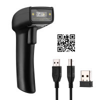 พร้อมสต็อกเครื่องสแกนบาร์โค้ดไร้สายEyoyo 1D 2D QR,2-In-1 2.4G Dongleไร้สายและสายUSB,CCD PDF417 Data Matrixเครื่องอ่านบาร์โค้ดมือถือสำหรับWindows PCแล็ปท็อปเดสก์ท็อป