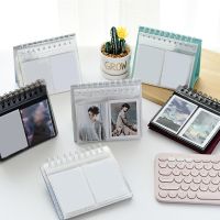 3 Inch Desktop Standing Photo Album Card Book Holder Message Board Postcard Multi-style Desk Calendar