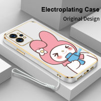 Sanrio เคสฝาหลังสำหรับ Realme GT2 Pro GT Master GT Neo 3 X7 X Q2 Q3 Pro Carnival OPPO K3เคสมือถือเลนส์กล้องถ่ายรูป