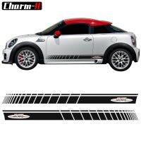 【Taste life】2Pcs รถจัดแต่งทรงผมด้านข้างกระโปรงประตู Decal สติกเกอร์สำหรับ MINI John Cooper Works R56 F56 JCW กราฟิกลายสติกเกอร์