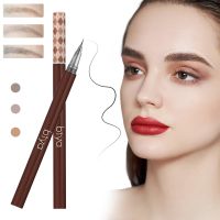 Liquid Eyebrow Pen Tattoo Tips Fine Sketch Microblade Eyebrow Tattoo Pen Waterproof Eyebrow Pen Long Lasting Liquid Brow Pencil