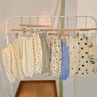 Baby Organic Cotton Pants Newborn Toddlers Boys Pants Casual Harem Pants Spring Summer Cute Soft Muslin Clothes Pants Capris