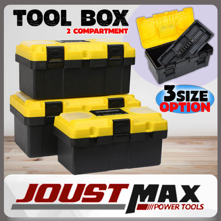 14/ 17/ 19 Inch Big Tool Box Heavy Duty Toolbox Plastic Tool Storage
