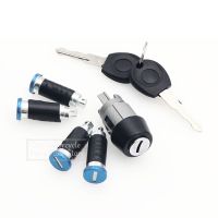 【YF】 Ignition Switch 4 Door Lock Barrel 2 Keys Set With Two For VW TRANSPORTER CARAVELLE T4 1990-2003 OEM: 701837205