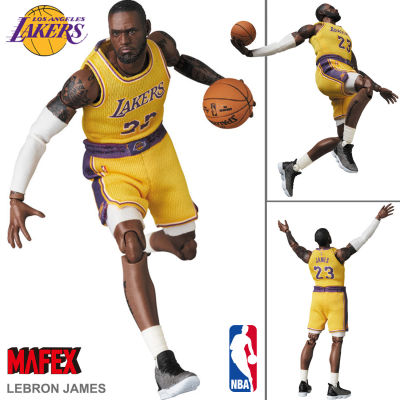 Figma ฟิกม่า NBA จาก Basketball Players Los Angeles Lakers นักบาส บาสเก็ตบอล ทีมบาสเกตบอล ลอสแอนเจลิสเลเกอส์ LeBron James เลอบรอน เจมส์ Ver Action Figure แอ็คชั่น ฟิกเกอร์ Anime Hobby โมเดล ตุ๊กตา อนิเมะ การ์ตูน มังงะ ของขวัญ ขยับได้ Doll manga Model
