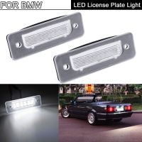 2Pcs LED License Number Plate Light For BMW 3-Series E30 5-Series E12 E28 6-Series E24 7-Series E23 E26 M1 Z1 Roadstes