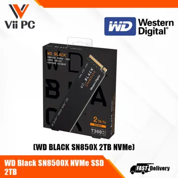  WD_BLACK 2TB SN850X NVMe Internal Gaming SSD Solid State Drive  - Gen4 PCIe, M.2 2280, Up to 7,300 MB/s - WDS200T2X0E : Electronics