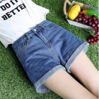 COD jfdss 2021 Womens Denim Shorts Summer Loose Korean Version Student High Waist Versatile Wide Leg Slimmer Look Ri