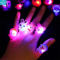 WT【Fast Delivery】Led Light Ring Cute Colorful Lights Flash Ring Toys For Children With Battery1【cod】