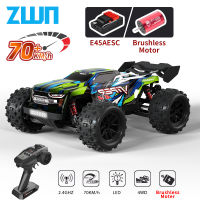 ZWN 1:16 70กิโลเมตรชั่วโมงหรือ50กิโลเมตรชั่วโมงรถ RC 4WD เต็มขนาดรถควบคุมระยะไกลไฟฟ้าความเร็วสูงดริฟท์รถบรรทุกมอนสเตอร์ VS Wltoys 144001ของเล่น