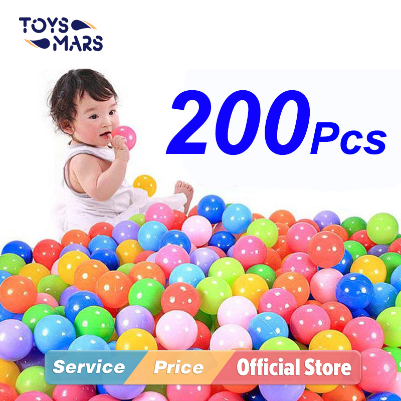 Multicoloured 100 Pack Kids Children Play Balls Ball Pits Pen Pool Toy Soft 