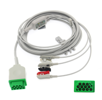 The ตรวจสอบอุปกรณ์เหมาะสำหรับ Ma Kui GE Universal 11-Pin Ma Kui แบบบูรณาการสายเคเบิล ECG หัวเข็มขัดคลิปประเภทอุปกรณ์เสริม
