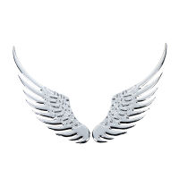 Excellent Ready Stock 1คู่รถ3D WINGS Metal Sticker อุปกรณ์เสริมสำหรับรถจักรยานยนต์สติกเกอร์