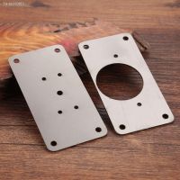 ☸●☌ 2/4/6pcs Metal Hinge Repair Plate Furniture Cabinet Cupboard Door Hinge Repair Bracket Hardware Fittings with Mounting Screws