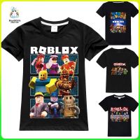 COD SDFGERTERT 【3.15 Consumer Day Sale】Roblox เสื้อยืดเด็กผู้ชาย แขนสั้นแฟชั่นสำหรับเด็ก