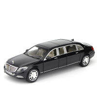 1:24 Maybach S600 Metal Car Model Diecast Alloy High Simulation Car Models 6 Doors Can Be Opened Inertia Toys For Children Difts