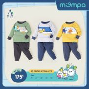 Bộ dài tay cho bé Mompa 1-5 tuổi vải Cotton Actif mềm mại co giãn 824