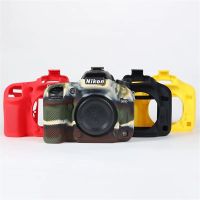 กระเป๋าใส่ของกล้องหุ้มเกราะซิลิโคนนิ่มสำหรับ Nikon D600 D610เคสป้องกันผิวตัวเครื่อง