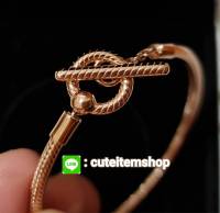 PANDORA Rose Gold รุ่น Moment T-Bar Snake Chain  Bracelet ขนาด 17 cm.  ?สินค้าใหม่ แท้ 100%? ของแท้จาก shop ไทย