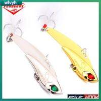 WLVYH 11G 16G 23G Spinner Tackle หมุนการสั่นสะเทือนโลหะตะขอสามชั้นโลหะ VIB เหยื่อตกปลา Vobblers Crankbaits