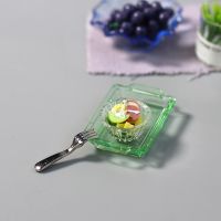 ♈ 1/6 1/12 Dollhouse Mini Vegetable Fruit Salad Bowl Decoration Dolls House Accessories Kitchen Miniature Food Girls Toys Model