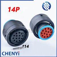 ♤ 14 Pin Deutsch Original HDP26-18-14SE 21H1316 Female Connector plug Waterproof Socket With Terminals