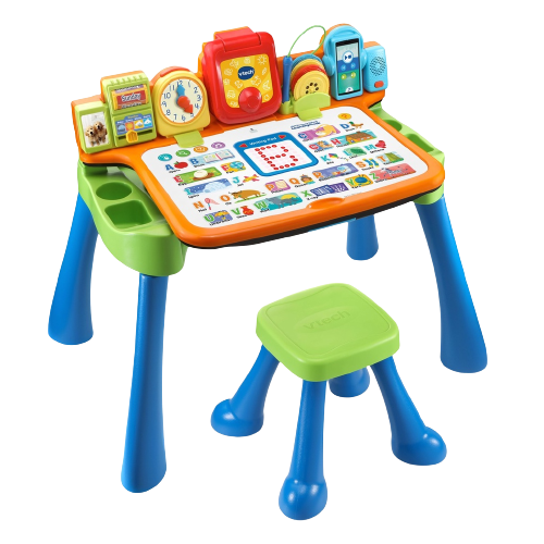 นำเข้า-รุ่นใหม่-2023-5in1-vtech-explore-amp-write-activity-desk-transforms-into-easel-amp-chalkboard-โต๊ะกิจกรรมเพื่อการเรียนรู้รอบด้าน-5in1