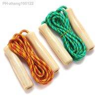 1PC Random Color Sports Skipping Rope Practice Speed Jump Wood Grip Handle Children Kid Fitness Training Equipment 2.5m