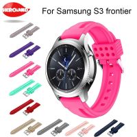 ◕ 22mm szerokość paski do zegarków Samsung Gear S3 Classic / Frontier pasek inteligentny zegarek wymiana Galaxy zegarek 46mm bransoletka nadgarstek