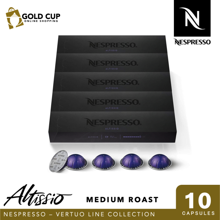 Nespresso Vertuo Line Altissio Medium Roast Espresso Coffee 10