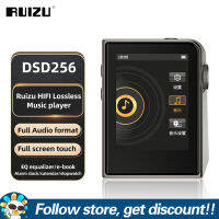 RUIZU เครื่องเล่นไฮไฟ A58เครื่องเล่น MP3เพลงไม่สูญเสียข้อมูลขนาดเล็ก DSD256เต็มรูปแบบถอดรหัสเสียงเครื่องเล่น MP3เครื่องเล่นเสียงหน้าจอสัมผัสเต็มขนาด2.0นิ้วโลหะพกพาได้ Walkman พร้อม EQ Equalizer E-Book นาฬิกาจับเวลาปลุกปฏิทินรองรับการขยายการ์ด SD ได้ถึง128