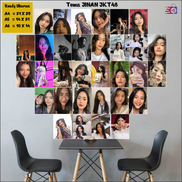 Poster Dinding Kamar Gambar Jinan Jkt48 Ukuran A6 A5 A4 Poster