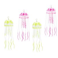 2 Pairs of Holiday Jellyfish Earrings Fringe Textured Statement Earrings Glow in the Dark Party