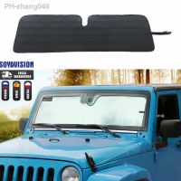 For Jeep Wrangler TJ JK 1997-2017 Car Front Windshield Sunshade Anti UV Ray Window Sun Visor Protector Cover Accessories