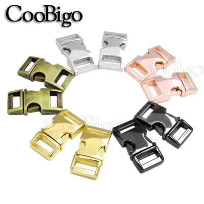 【CC】◘  10pcs 10mm Metal Side Release Buckle 550 Paracord Dog Collar Webbing Outdoor Parts Accessories