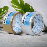 เทป Otter เทปOPP ปิดกล่อง อ็อตเตอร์ ขนาด 48มม. ยาว 30หลา สีใส สีน้ำตาล จำนวน 1ม้วน พร้อมส่ง เก็บปลายทาง